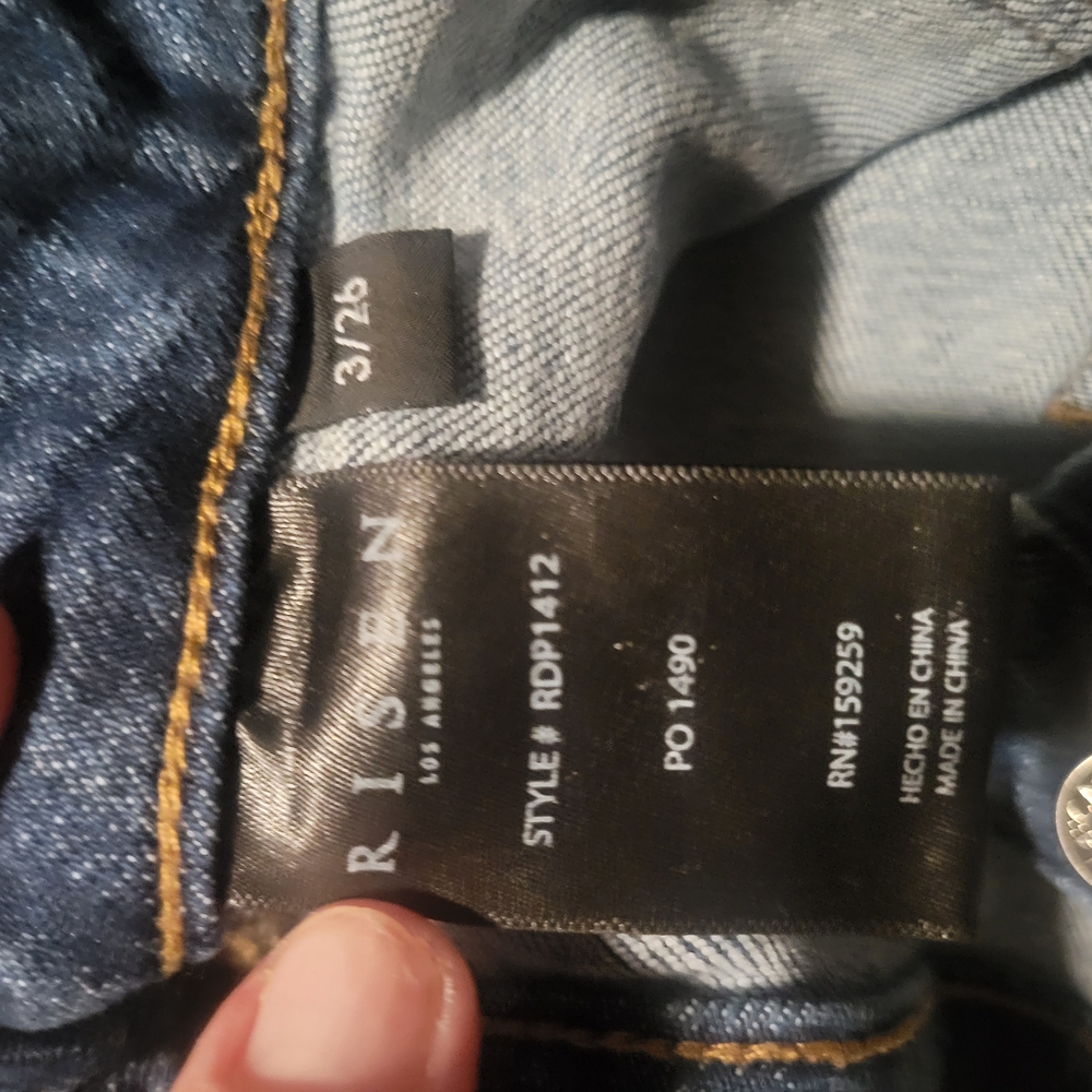 Distressed Blue Jeans - Picture 2 of 2
